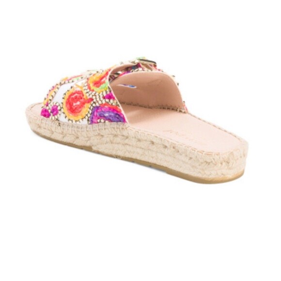 Espadrille Sandals Cruise wear Resort wear Farm Rio Inspired Size 41 - Picture 2 of 2